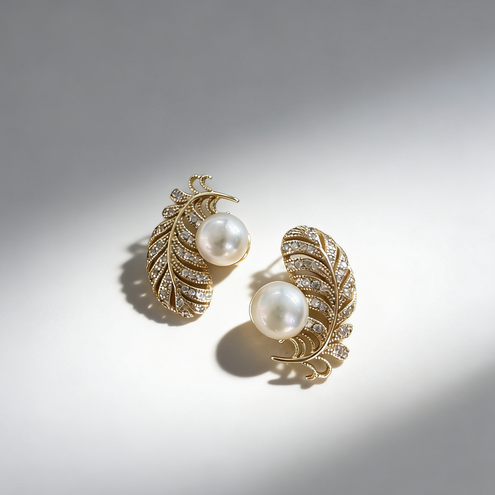 【J Princess】天然海水珍珠日本AKOYA珍珠耳钉耳环高品质AB款