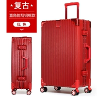 Ретро-угла прямоугольного алюминиевого рамка-танго красный