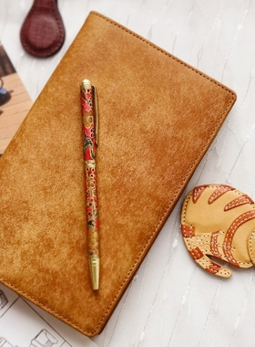 意大利Pueblo复古植鞣牛皮手帐A6FC/A7/A8/M5活页真皮MBOX皮本