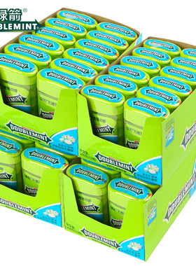 绿箭无糖薄荷糖12盒240粒润喉口气清新口香糖接吻糖果清嘴口含片