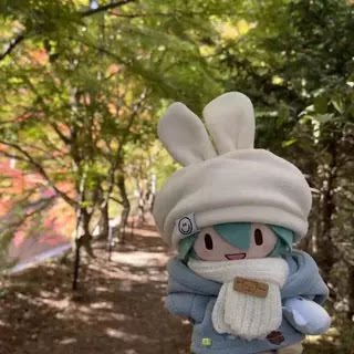 初音fufu未来棉花娃娃15cm换装玩偶周边可爱毛绒公仔节日生日礼物