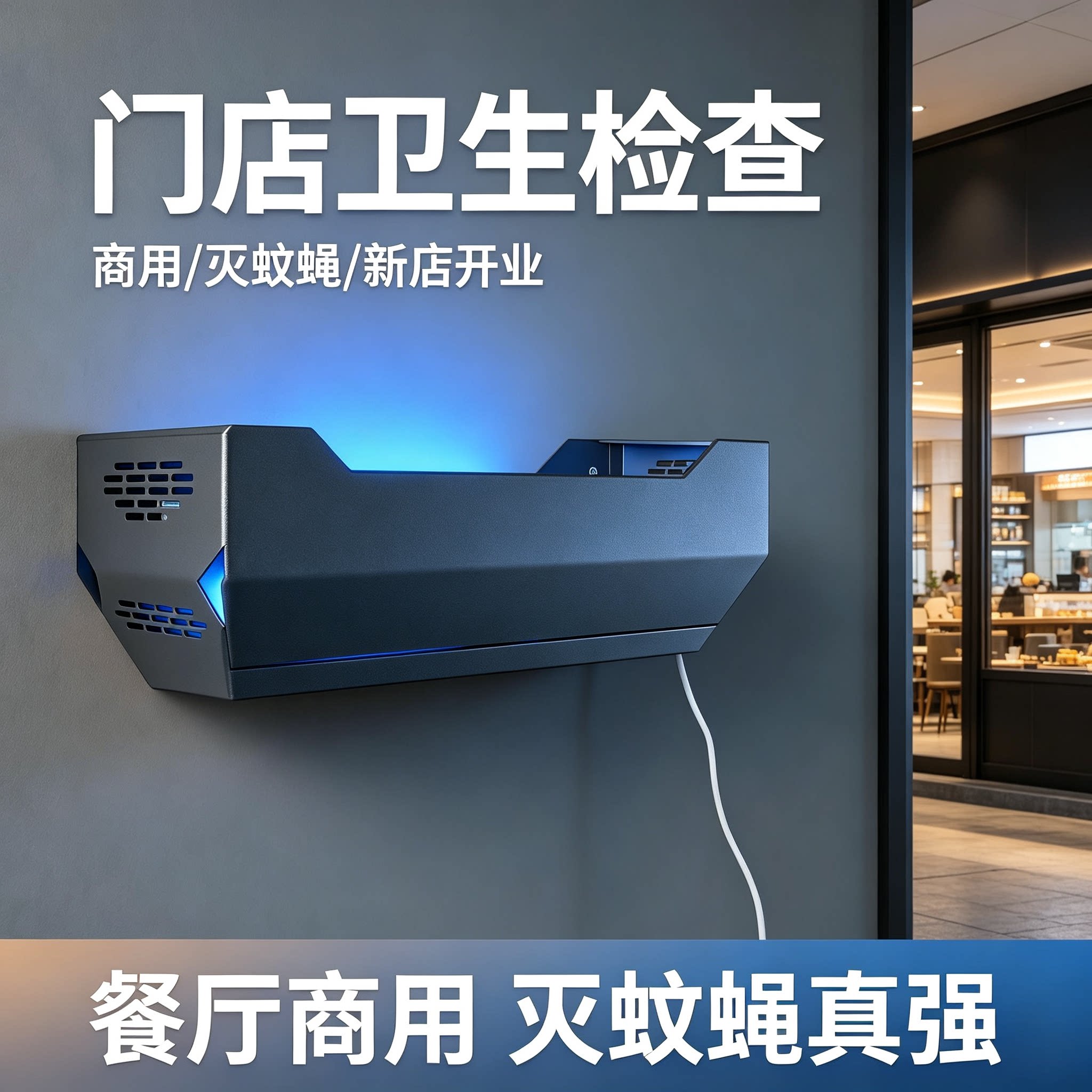 新款灭蝇灯粘捕式灭蚊灯餐厅酒店