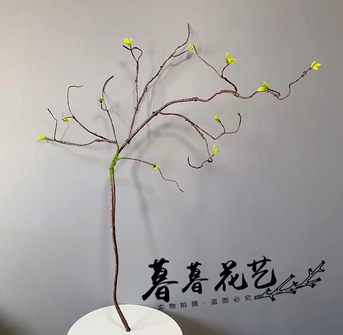 仿真枯树藤门头装饰藤吊顶树枝山藤蔓条柳树枝墙壁空调管道缠绕藤