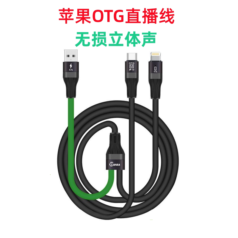 苹果手机OTG无损直播线