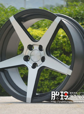 改装轮毂 17寸 斯巴鲁 朗逸 86 POLO 名爵6 5*100五幅胎铃