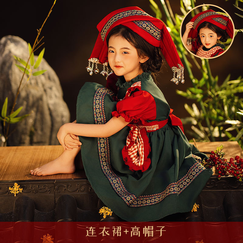 女孩甜美洛丽塔公主裙童装演出服