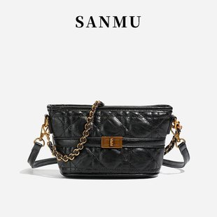 元 菱格链条女士时尚 宝饺子包百搭单肩斜挎包潮流 冬爆款 新款