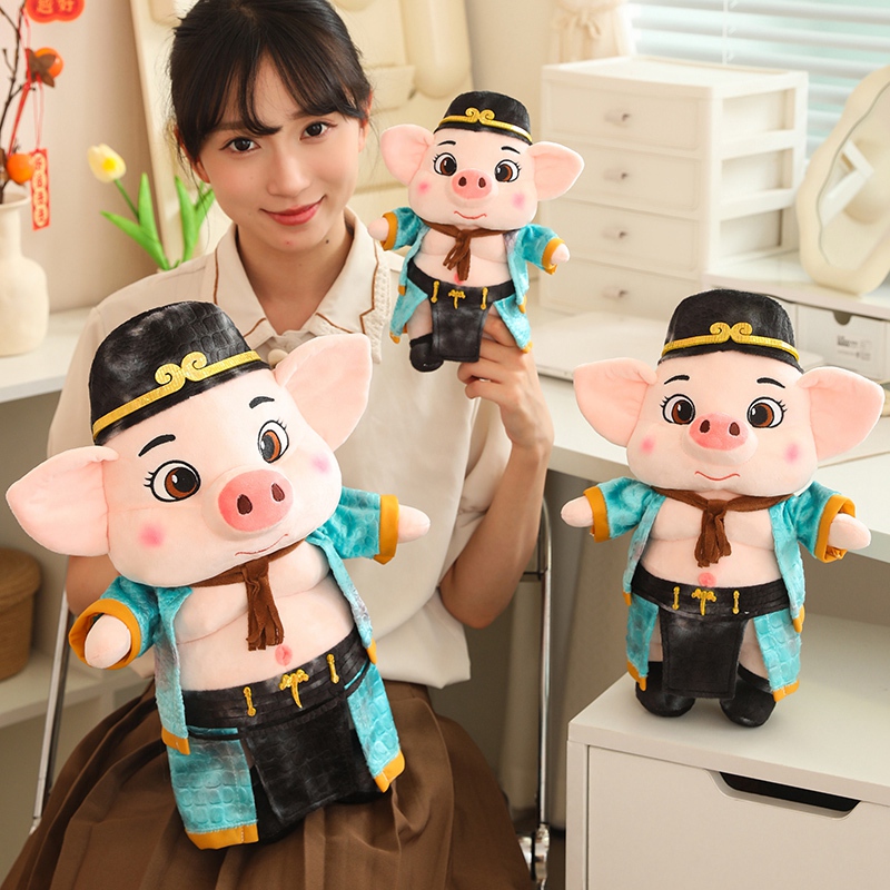 西游记猪八戒公仔毛绒玩具呆萌猪