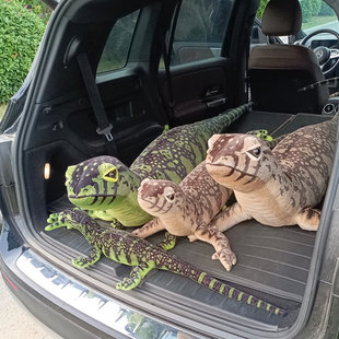 卡通科莫多龙巨蜥公仔毛绒玩具蜥蜴玩偶睡觉抱枕娃娃搞怪生日礼物