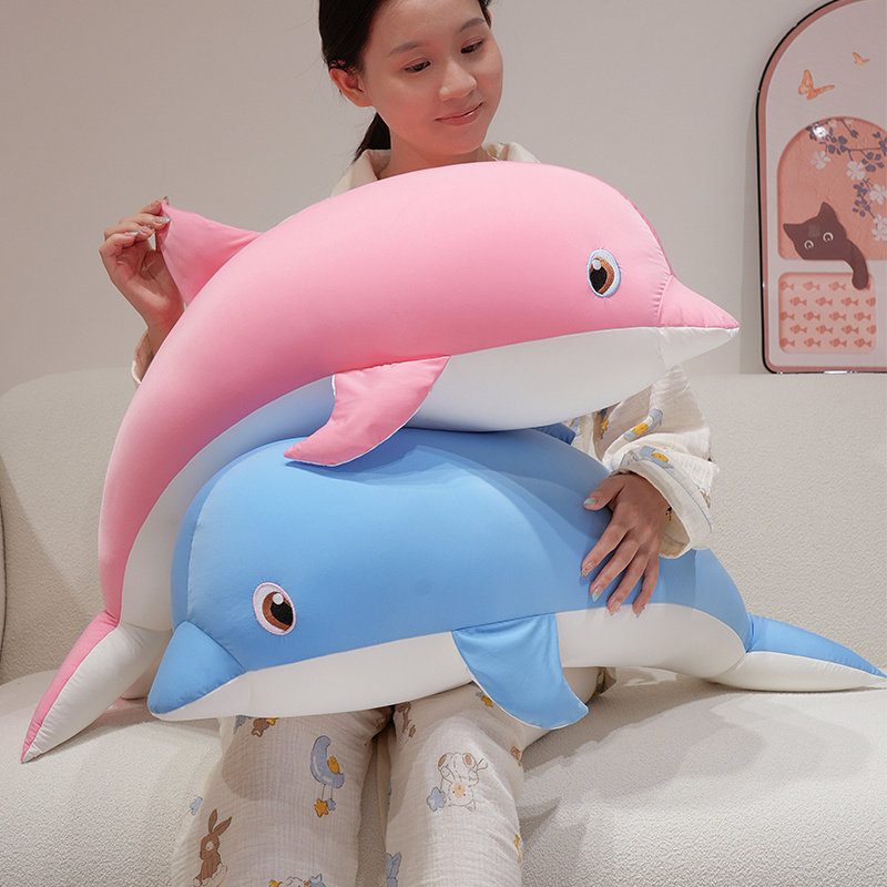 卡通纳米粒子冰丝海豚抱枕公仔毛绒玩具泡沫粒子靠垫坐垫玩偶娃娃,玩具/童车/益智/积木/模型,毛绒/玩偶/公仔/布艺类玩具,淘宝优惠券,粉丝福利购,淘宝优惠卷