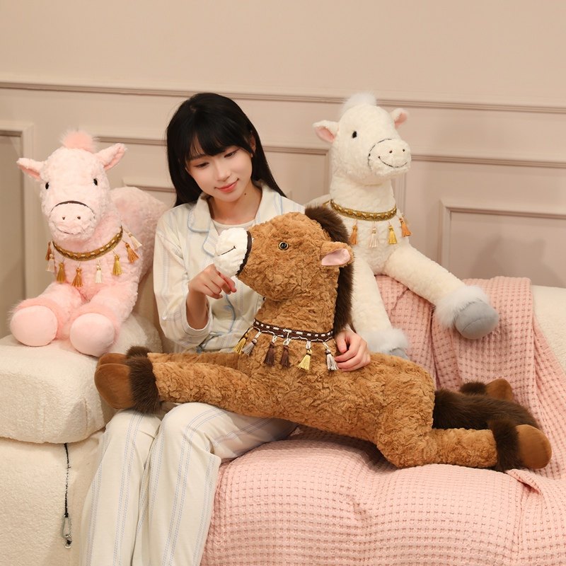 卡通天使马公仔毛绒玩具女生睡觉抱枕玩偶小马枕头布娃娃生日礼物,玩具/童车/益智/积木/模型,毛绒/玩偶/公仔/布艺类玩具,淘宝优惠券,粉丝福利购,淘宝优惠卷