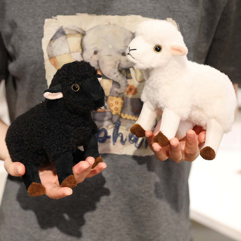 卡通可爱羊驼公仔毛绒玩具绵羊小羊玩偶床上睡觉抱枕夹腿娃娃礼物