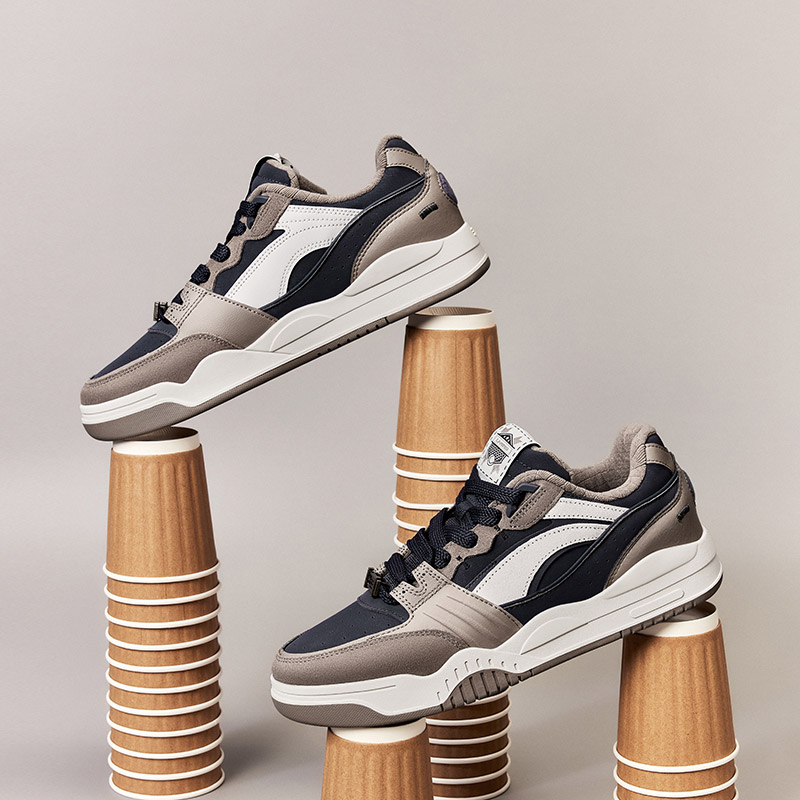 Lining/李宁正品月白男子新款百搭耐磨时尚运动低帮休闲鞋AGCS251