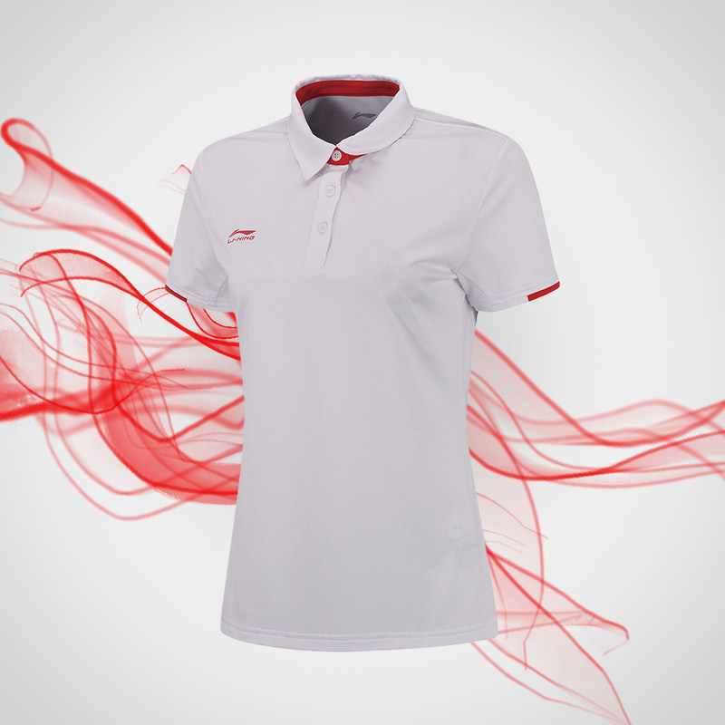 正品李宁 19春季 团购系列 女子 短袖T恤POLO APLP076,运动服/休闲服装,运动POLO衫,淘宝优惠券,粉丝福利购,淘宝优惠卷