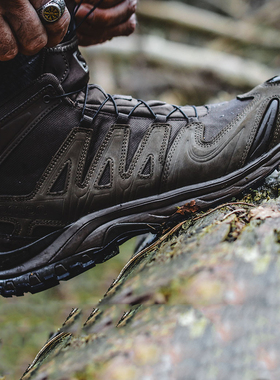 Salomon萨洛蒙3D战术靴XA FORCES MID防穿刺透气户外徒步登山鞋