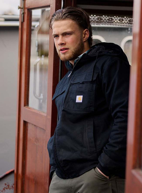 Carhartt卡哈特主线夹克Full Swing水洗连帽帆布保暖外套106980