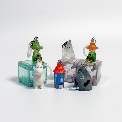 MOOMIN姆明 肥肥一族雨伞挂笔挂吊饰挂件扭蛋 日本万代 正版散货