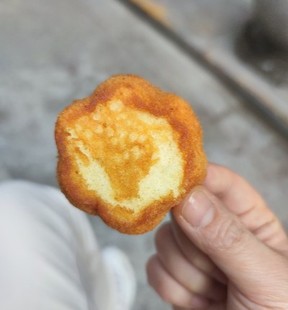 沙市大赛巷 洪湖鸡蛋糕 湖北特产小吃梅花蛋糕 传统手工茶点心