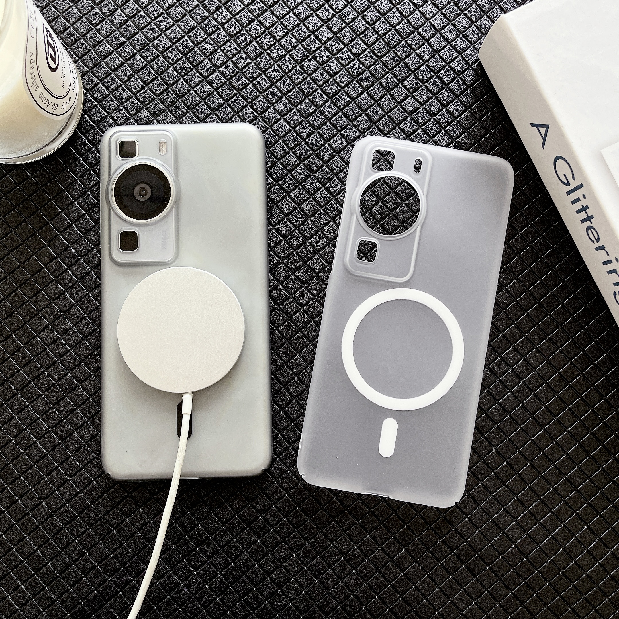 薄如不发黄PC硬壳磁吸磨砂适用P40华为P60手机壳p50Pro新款P40Pro超薄高级华为P60Pro保护套男女防摔手感冰雾