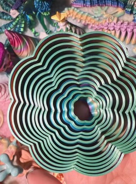 萝卜塔玩具正版3d打印网红解压小学生萝卜刀螺旋套环星星莲花