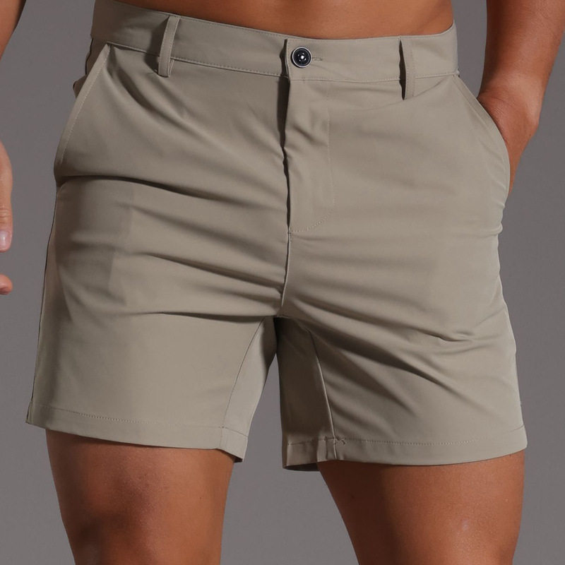 26新款速干运动短裤男士夏季大码健身直筒不过膝四分裤休闲裤子