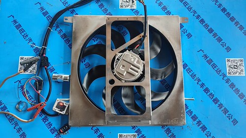 三菱帕杰罗v45 v46 v47改装大功率850瓦-1000瓦电子风扇带控制器