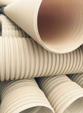 PVC双壁波纹管PVC波纹管UPVC管110 160 200 250 315 400 500 600