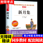 飞鸟集老师推荐 新月集泰戈尔正版 诗歌散文诗全集三四五六年级上册下册课外阅读书籍必读正版 小学生现代诗精选诗集给孩子 中文版