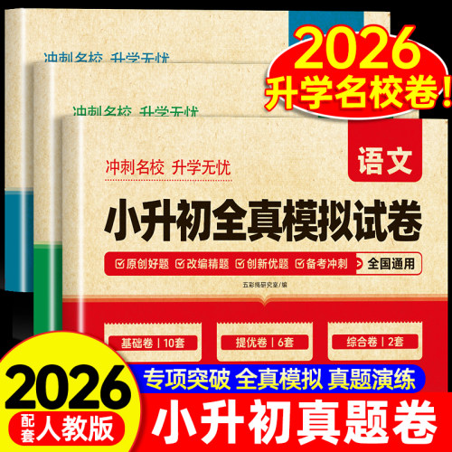 2026小升初真题卷必刷题人教版