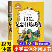 世界经典 儿童文学小说名著 怎么炼成 钢铁是怎样炼成 一二三年级阅读课外书必读练成 小学生彩图注音版 12周岁少儿读物 正版