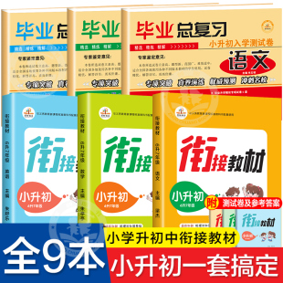 六年级下学期暑假作业六升七语文数学英语总复习真题卷2023新下册试卷测试卷全套练习册 小升初衔接教材人教版 必刷题模拟分班考试