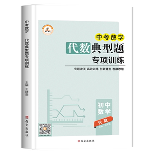 中考数学代数典型题专项训练初中必刷题初三教辅资料函数专题复习九年级上册下册练习册计算题二元一次方程与方程组二次函数反比例