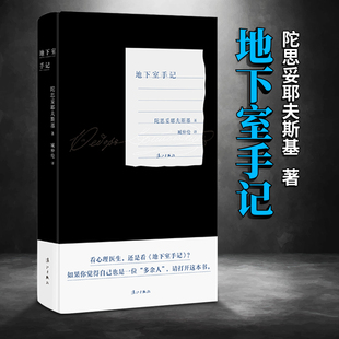 地下室手记(精装版)陀思妥耶夫斯基著臧仲伦译俄国的哈姆雷特豆瓣2020读书榜经典类俄罗斯文学经典之作外国小说名著书籍漓江出版社