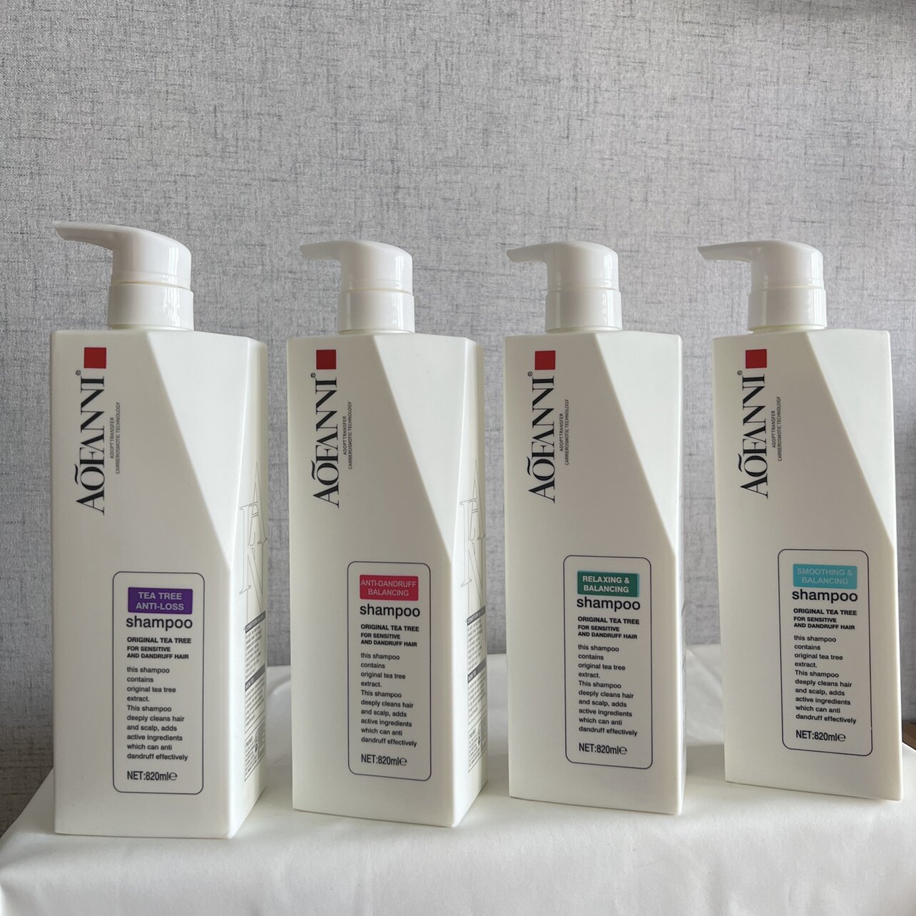 澳梵妮滋润洗发乳820ml、烫染受损修护、深层祛屑、控油留香