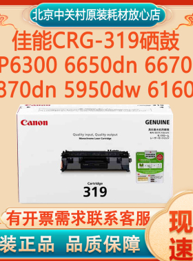 原装佳能CRG-319硒鼓LBP6300 6650dn 6670dn 5870dn 5950dw 6160d
