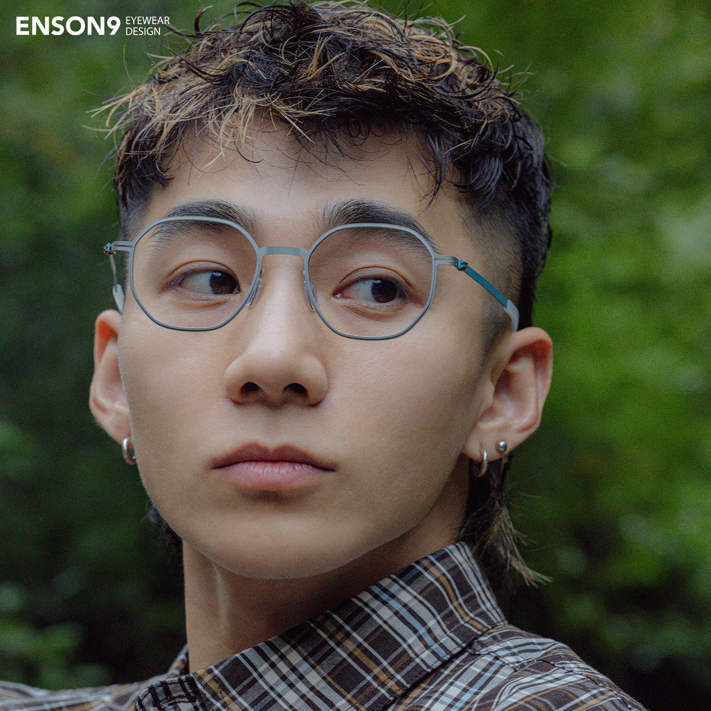 enson9超轻超薄纯钛眼镜潮男女 高级哑光多边形金属大框平光镜架,ZIPPO/瑞士军刀/眼镜,眼镜架,淘宝优惠券,粉丝福利购,淘宝优惠卷