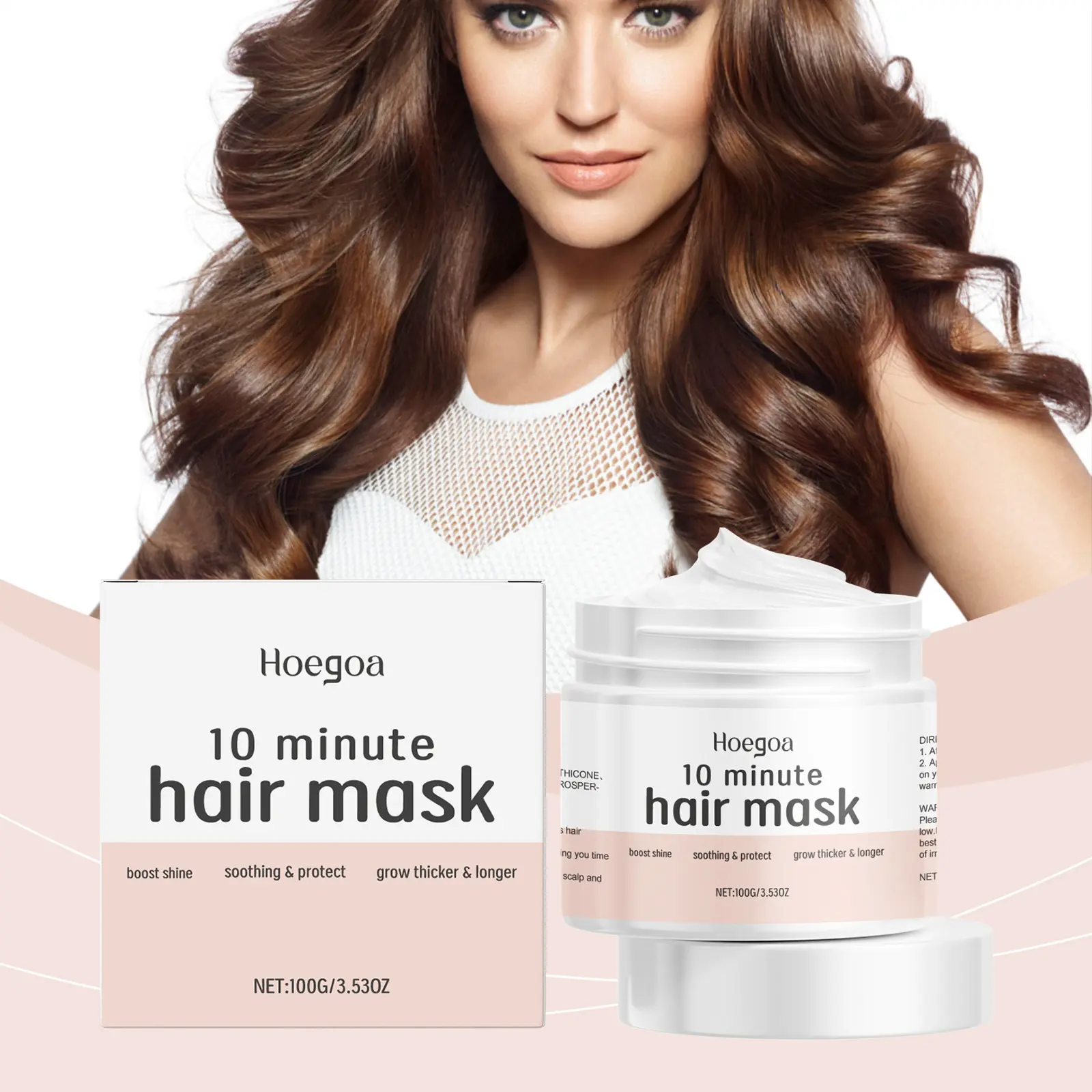 Deep Nourishing Treatment Hair Mask nourishes hair with deep