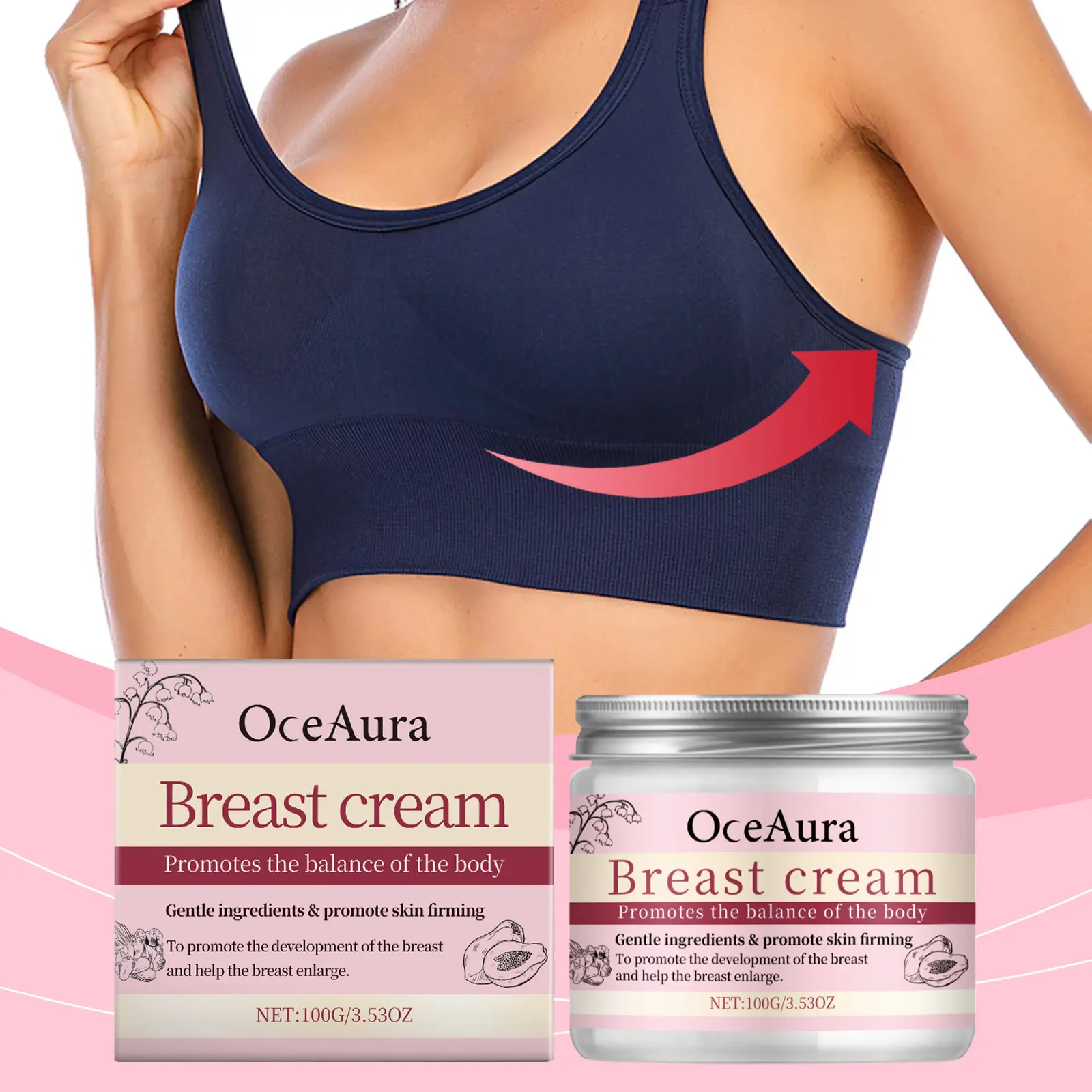 Papaya Bust Firming Cream Nourishing Firming Skin Plumping S