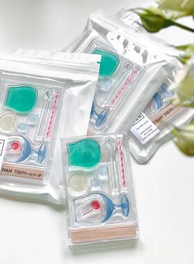 日本TO-MEI HAN透明印章平替版奶油苏打昭和喫茶面包猫咪日常手帐