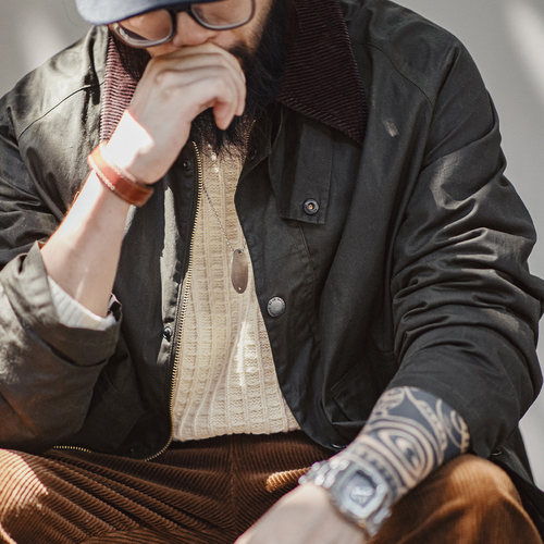 马登工装美式Spey油蜡钓鱼夹克