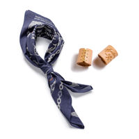Madden workwear, American retro printed square scarf accessories, Amekaki vintage headscarf, neckerchief, cotton handkerchief, old money style thumbnail 3
