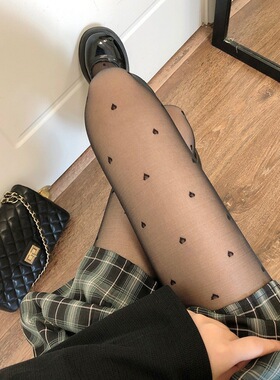 波点黑丝袜女0d春秋夏超薄款防勾丝性感黑色光腿神器秋冬打底裤袜