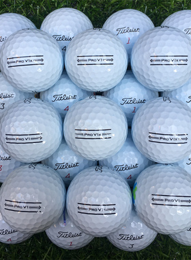 包邮高尔夫二手球TitleistPROV1V1X三层四层五层下场练习高尔夫球