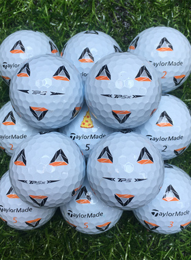 新款高尔夫球TaylorMade泰勒梅五层球红马二手球下场比赛球砖石款