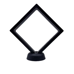 PE膜首饰收纳盒diy悬浮防氧化耳饰透明方形式柜台用首饰道具盒