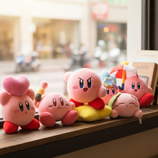 三英kirby正版星之卡比毛绒公仔挂件玩偶娃娃玩具挂件礼物装饰
