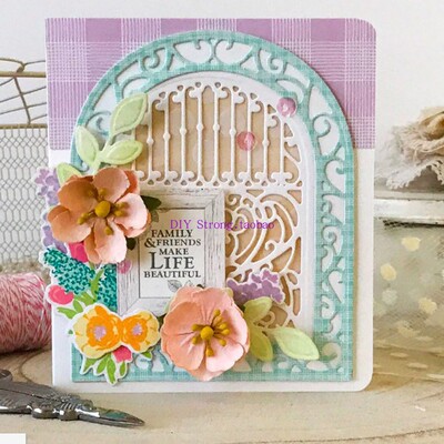 scrapbook DIY相册卡片 切割模具 贺卡手账制作工具 窗框 M111
