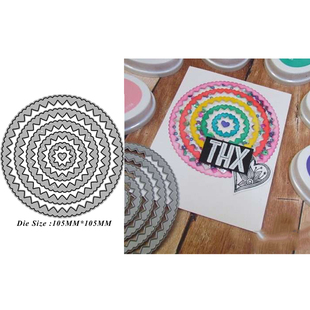 6171爱心花边切割模板DIY模具 die贺卡Scrapbook手账制作 cutting