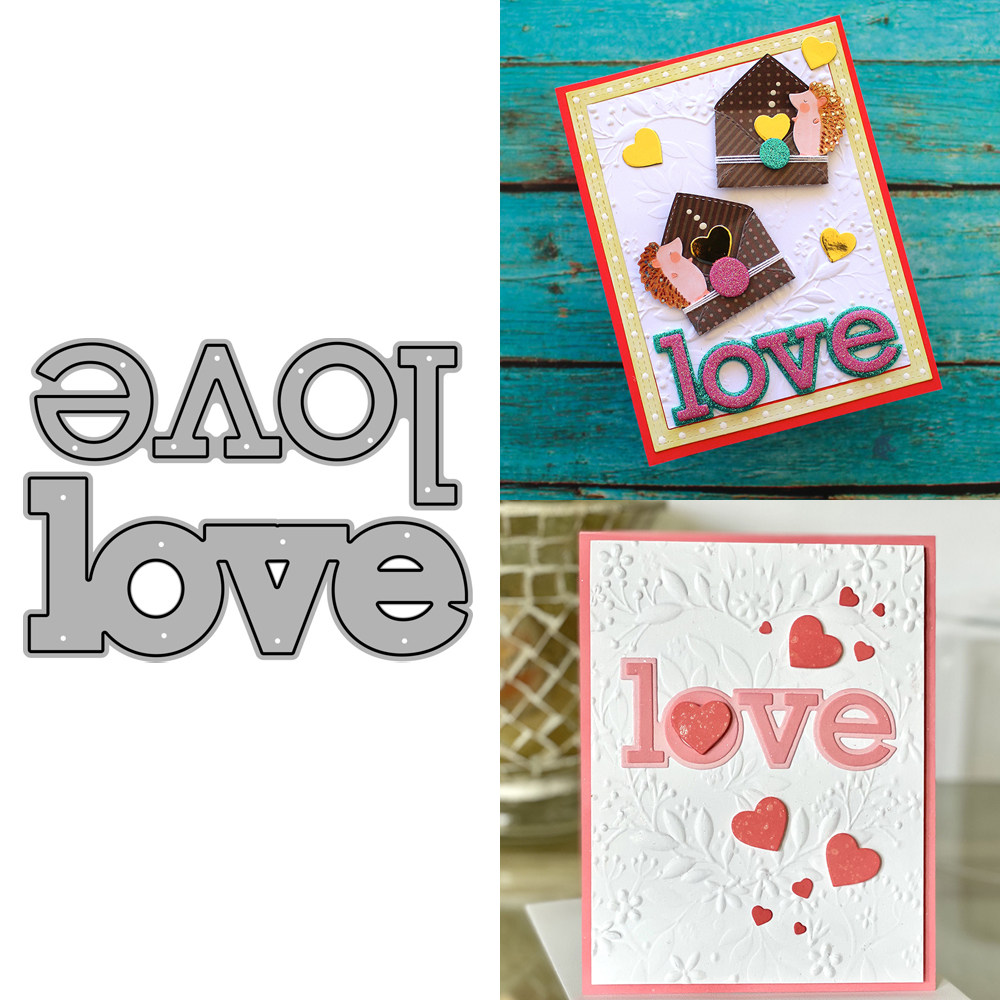 7261叠层英文 切割模板DIY模具cutting die贺卡Scrapbook手账制作