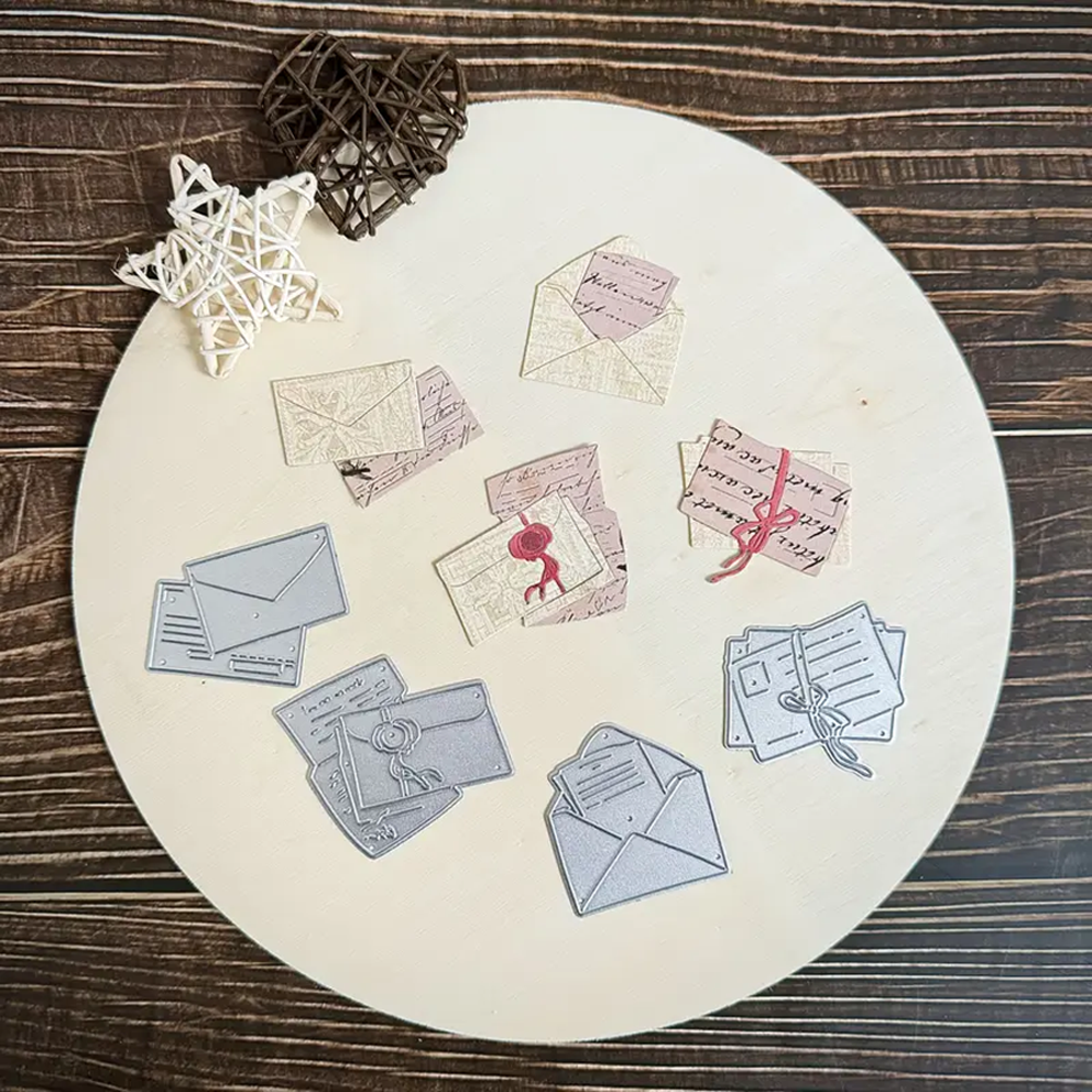7459信封切割模具DIY cutting die碳钢模板Scrapbook手账贺卡制作